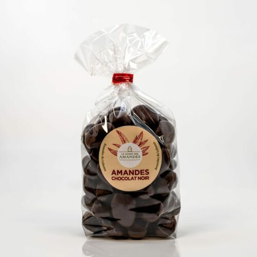 Amandes Chocolat Noir 65% - 200gr Le chant des Amandes